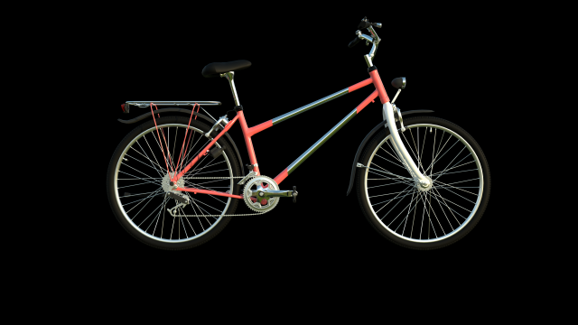 5Dollar Store Bicycle Modello 3D .c4d .max .obj .3ds .fbx .stl .blend