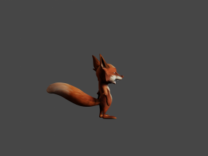 5Dollar Store Rigged Fat Fox 3D 모델