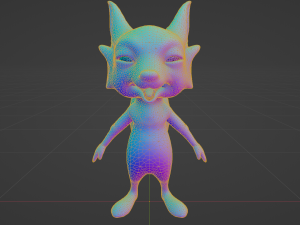5Dollar Store Rigged Fat Fox 3D 모델