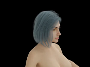5Dollar Store Shapekey Rigged Female 3D Model