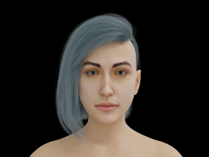 5Dollar Store Shapekey Rigged Female Modelo 3D
