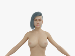 5Dollar Store Shapekey Rigged Female Modelo 3D