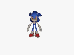 5Dollar Store Sonic 3D Model