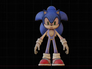 5Dollar Store Sonic 3D Model