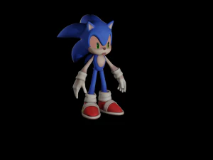 5Dollar Store Sonic 3D Model