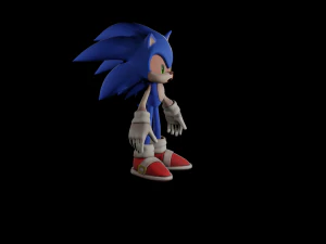 5Dollar Store Sonic 3D Model