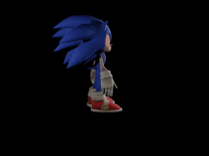 5Dollar Store Sonic 3D Model