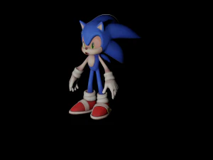 5Dollar Store Sonic 3D Model