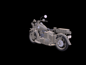 5Dollar Store Captain Motorcycle Modelo 3D