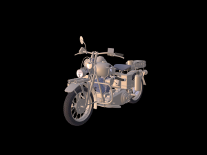 5Dollar Store Captain Motorcycle Modelo 3D