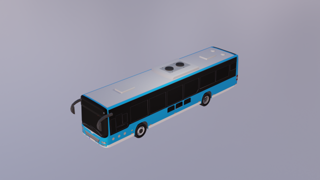 5Dollar Store Lowpoly bus 3Dモデル .c4d .max .obj .3ds .fbx .stl .blend 