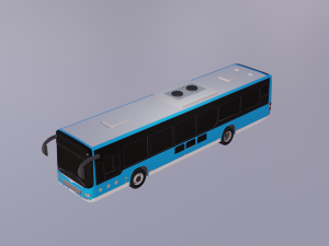 5Dollar Store Lowpoly bus 3D Model