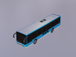 5Dollar Store Lowpoly bus 3Dモデル