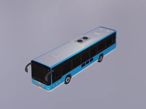 5Dollar Store Lowpoly bus 3D Model