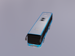 5Dollar Store Lowpoly bus 3Dモデル