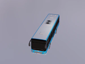 5Dollar Store Lowpoly bus 3D Model