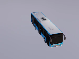 5Dollar Store Lowpoly bus 3D Model