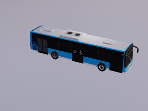5Dollar Store Lowpoly bus 3Dモデル