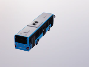 5Dollar Store Lowpoly bus 3D Model