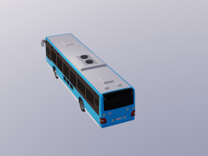 5Dollar Store Lowpoly bus 3Dモデル