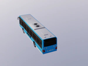 5Dollar Store Lowpoly bus 3D Model