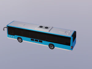 5Dollar Store Lowpoly bus 3D Model