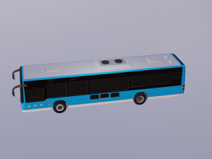 5Dollar Store Lowpoly bus 3Dモデル