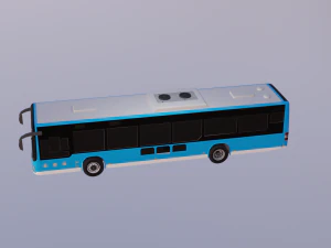5Dollar Store Lowpoly bus 3D Model