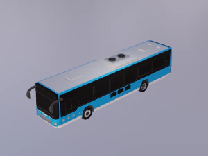 5Dollar Store Lowpoly bus 3D Model