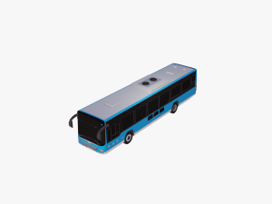 5Dollar Store Lowpoly bus 3Dモデル