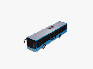 5Dollar Store Lowpoly bus 3D Model