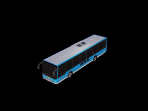 5Dollar Store Lowpoly bus 3Dモデル