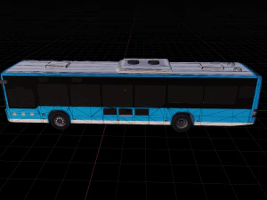5Dollar Store Lowpoly bus 3D Model
