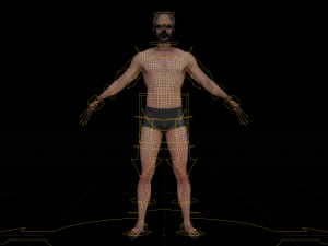 5Dollar Store Rigged ShapeKey Man Model 3D