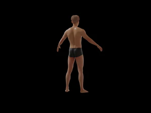 5Dollar Store Rigged ShapeKey Man 3D Model