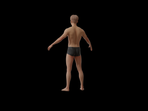5Dollar Store Rigged ShapeKey Man Model 3D