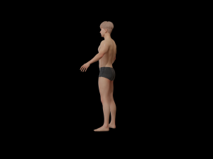 5Dollar Store Rigged ShapeKey Man Model 3D