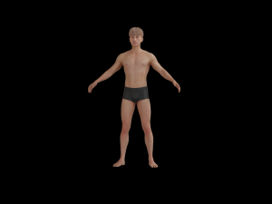 5Dollar Store Rigged ShapeKey Man Model 3D