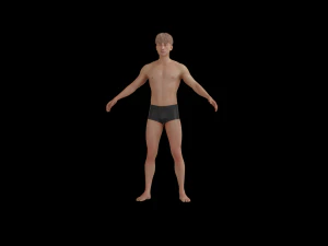 5Dollar Store Rigged ShapeKey Man 3D Model