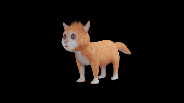 5Dollar Store Cute Animal 3D-Modell .c4d .max .obj .3ds .fbx .stl .blend 