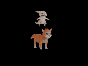 5Dollar Store Cute Cat Creature Modelo 3D