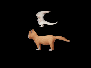 5Dollar Store Cute Cat Creature Modelo 3D
