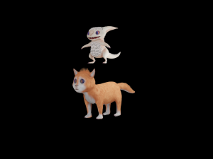 5Dollar Store Cute Cat Creature Modelo 3D