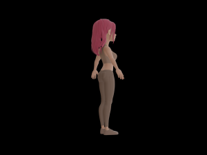 5Dollar Store Cute Cartoon Girl 3D 模型