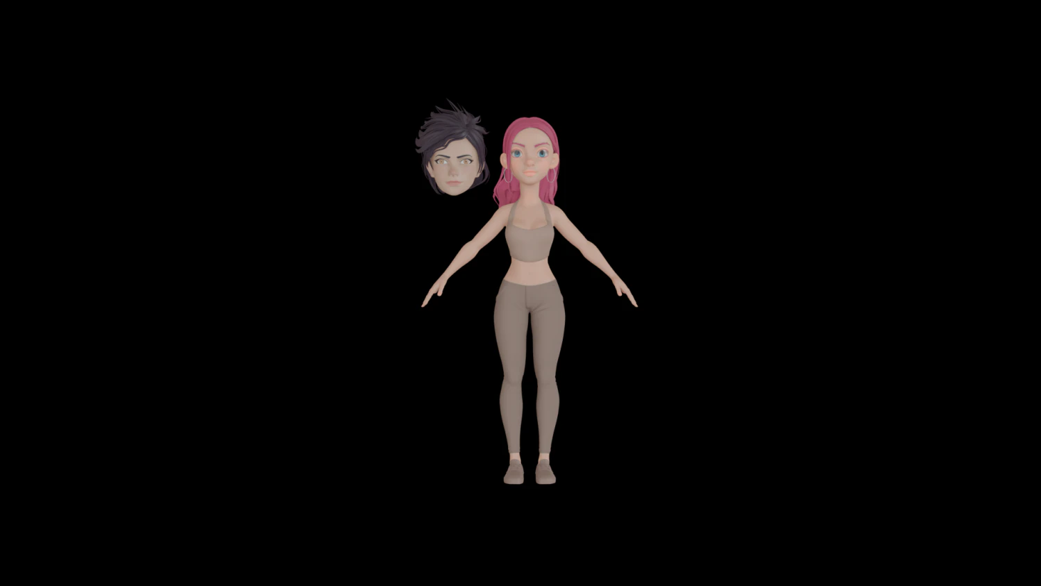 5Dollar Store Cartoon Character 3D Model .c4d .max .obj .3ds .fbx .stl .blend 