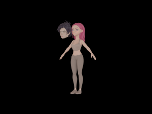5Dollar Store Cartoon Character Model 3D