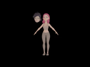 5Dollar Store Cartoon Character 3D Model