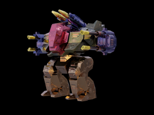5Dollar Store Rigged Mech Game Ready 3D Модель