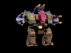 5Dollar Store Rigged Mech Game Ready 3D Модель