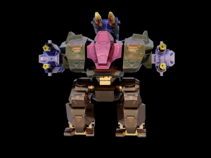 5Dollar Store Rigged Mech Game Ready 3D Модель